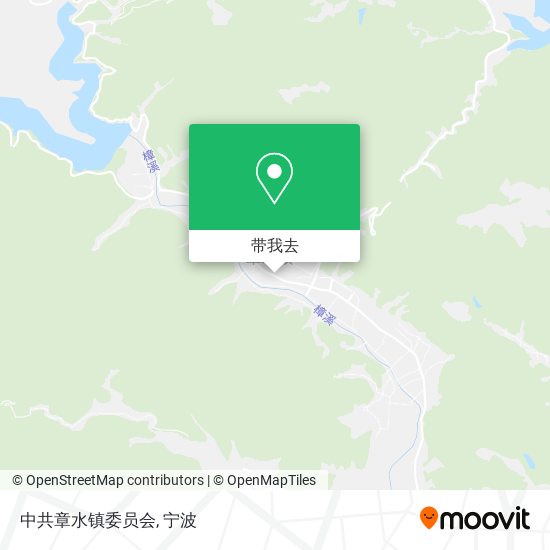 中共章水镇委员会地图