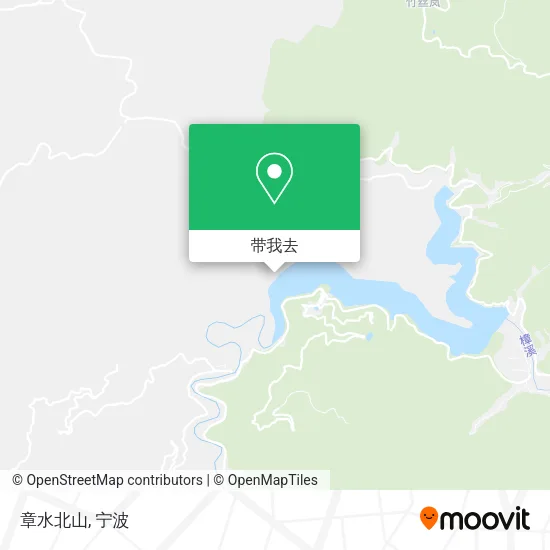 章水北山地图