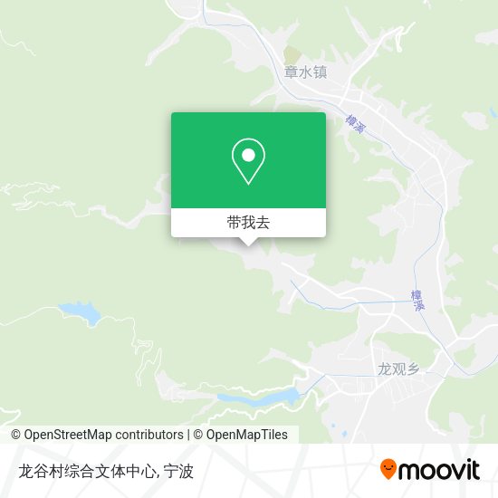 龙谷村综合文体中心地图