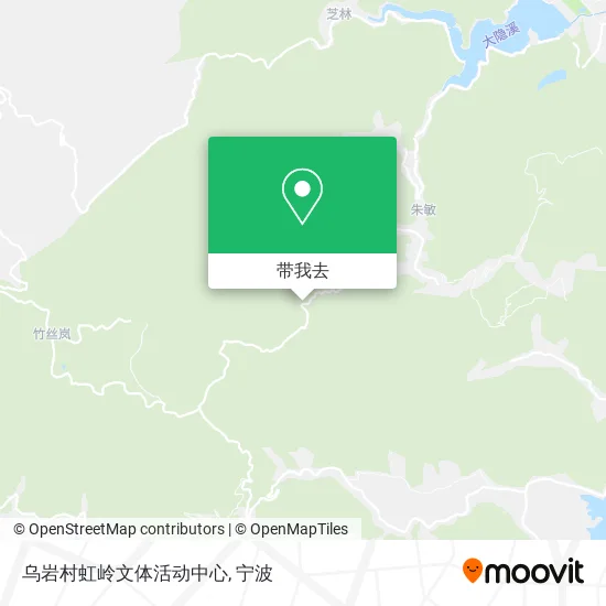 乌岩村虹岭文体活动中心地图