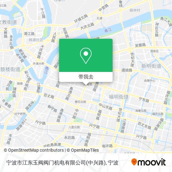 宁波市江东玉阀阀门机电有限公司(中兴路)地图