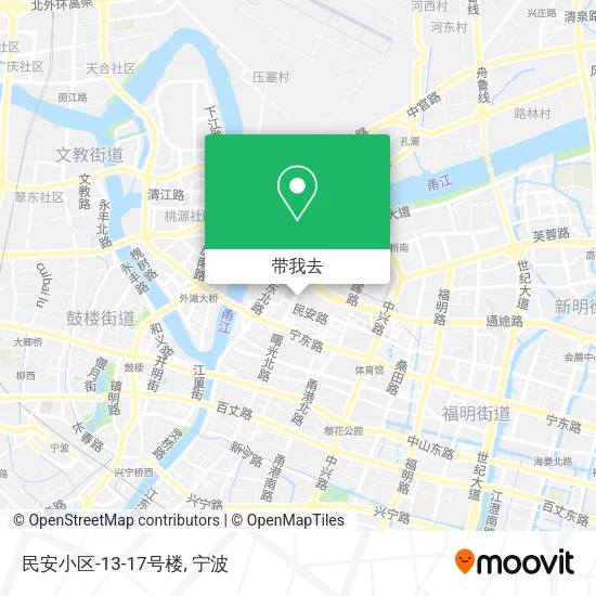 民安小区-13-17号楼地图