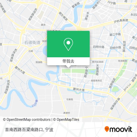 首南西路百梁南路口地图