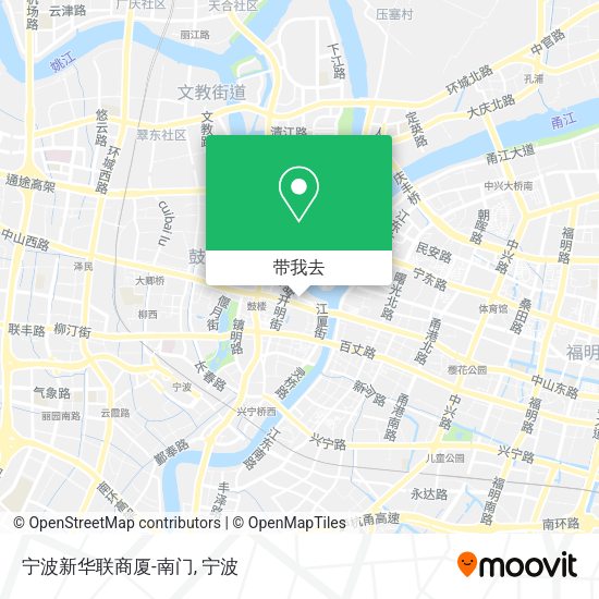 宁波新华联商厦-南门地图