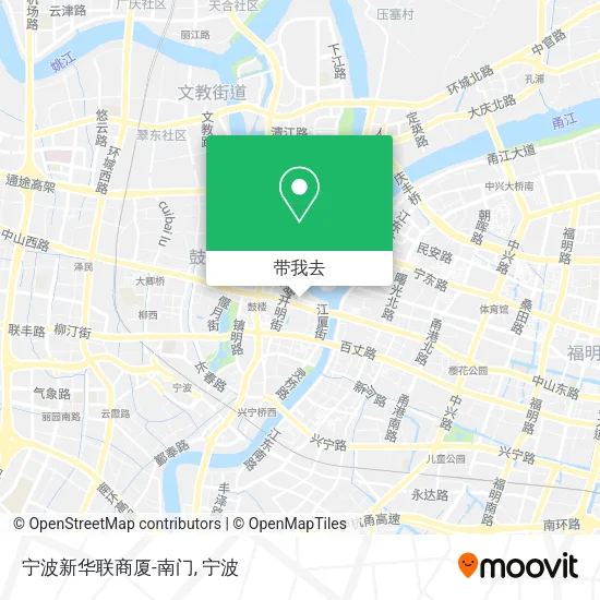 宁波新华联商厦-南门地图
