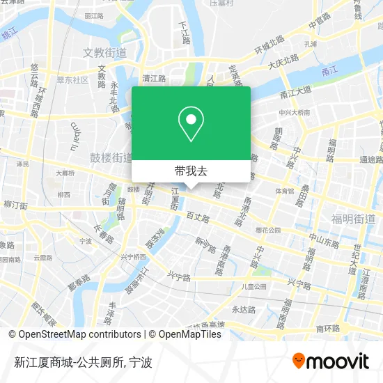 新江厦商城-公共厕所地图