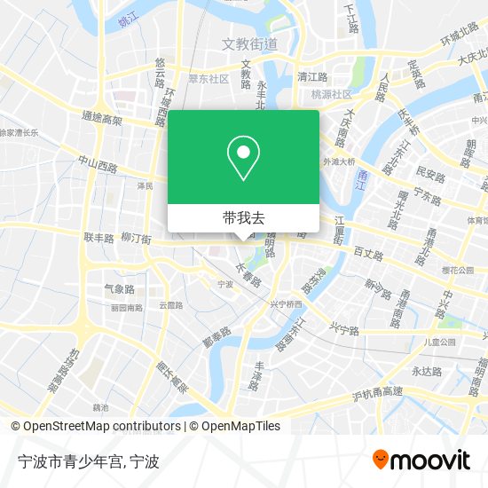 宁波市青少年宫地图
