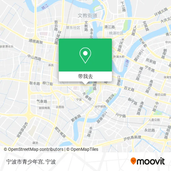 宁波市青少年宫地图
