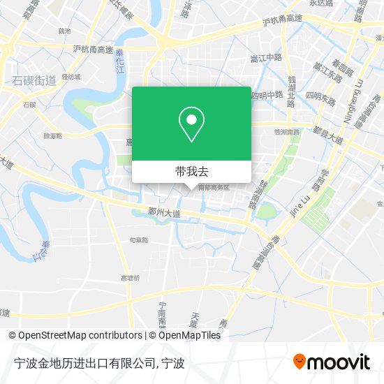 宁波金地历进出口有限公司地图