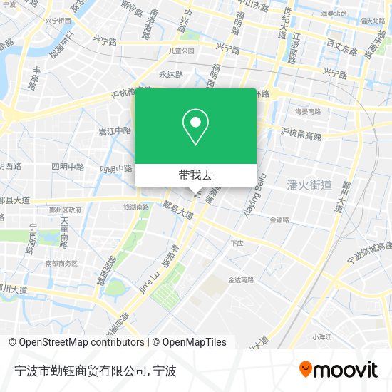 宁波市勤钰商贸有限公司地图