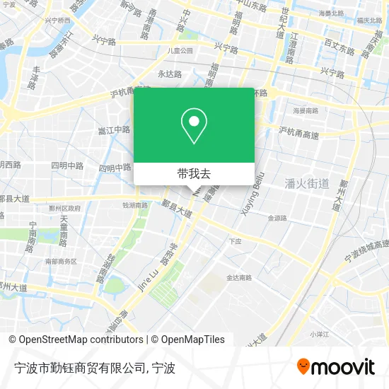 宁波市勤钰商贸有限公司地图