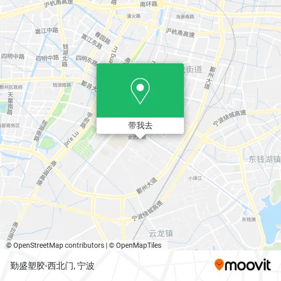 勤盛塑胶-西北门地图