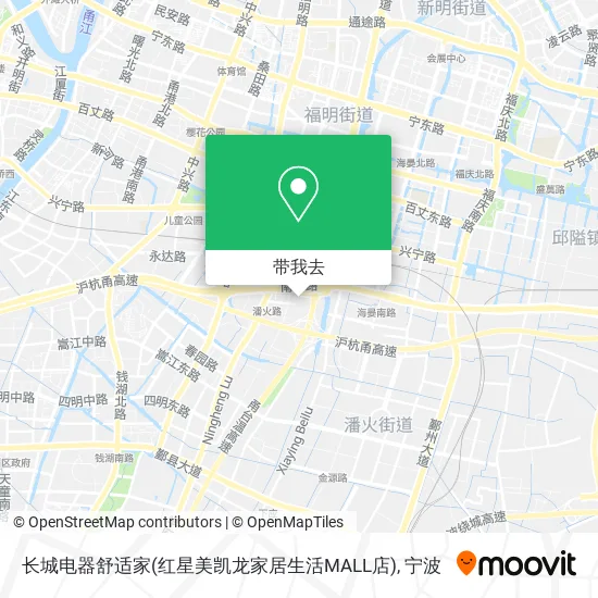 长城电器舒适家(红星美凯龙家居生活MALL店)地图