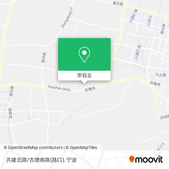 共建北路/古塘南路(路口)地图