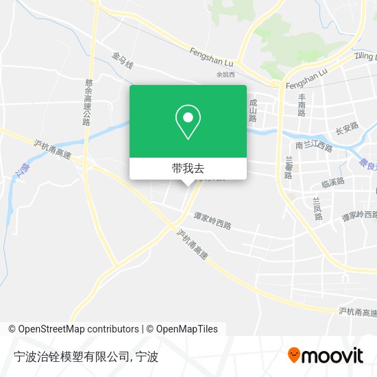 宁波治铨模塑有限公司地图