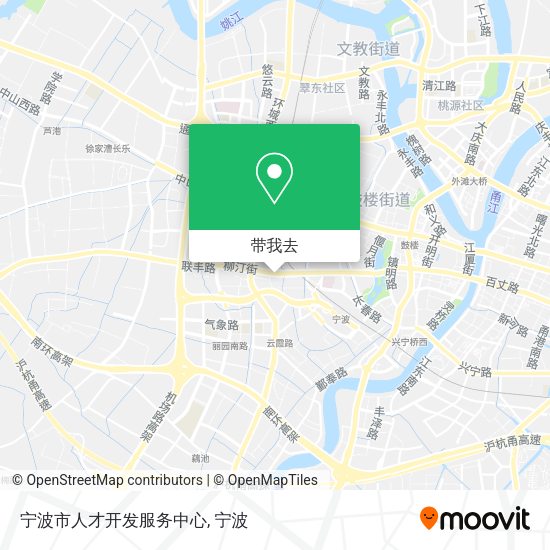 宁波市人才开发服务中心地图