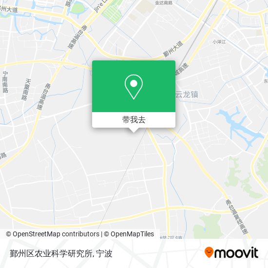 鄞州区农业科学研究所地图