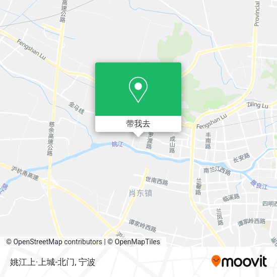 姚江上·上城-北门地图