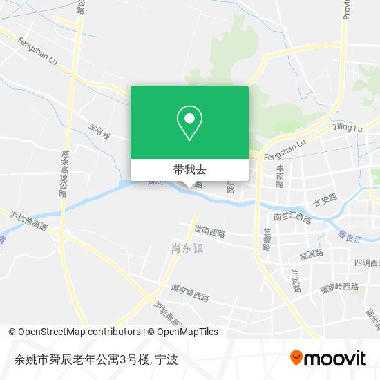 余姚市舜辰老年公寓3号楼地图