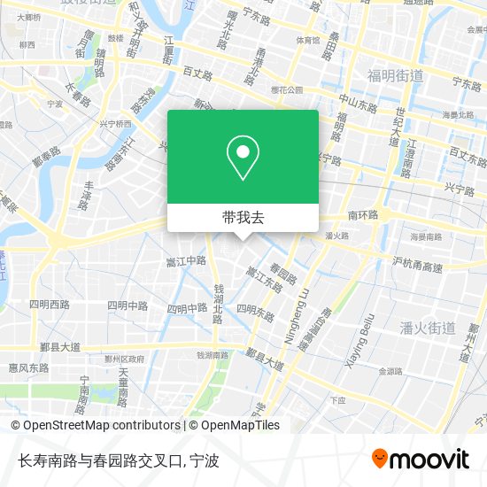 长寿南路与春园路交叉口地图