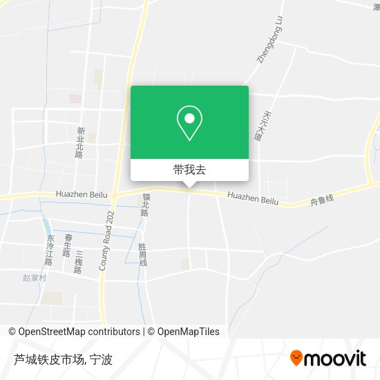 芦城铁皮市场地图