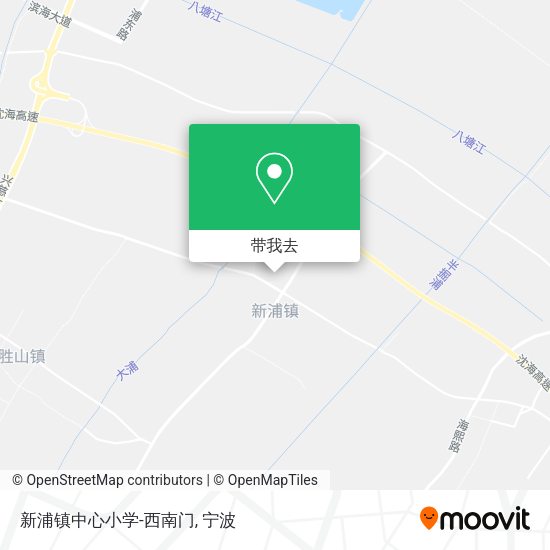新浦镇中心小学-西南门地图