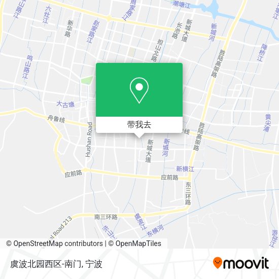 虞波北园西区-南门地图