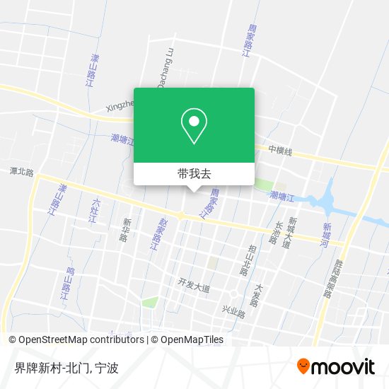 界牌新村-北门地图