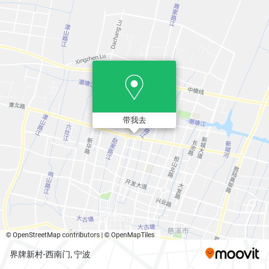 界牌新村-西南门地图
