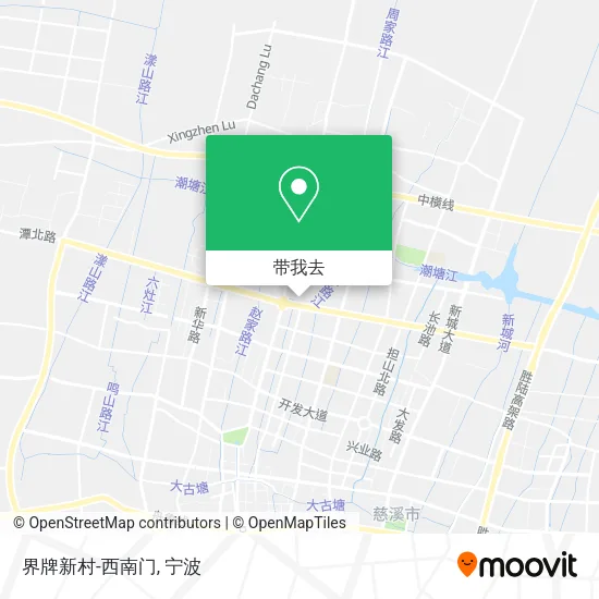 界牌新村-西南门地图