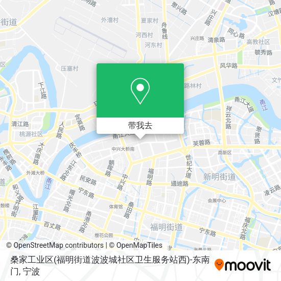 桑家工业区(福明街道波波城社区卫生服务站西)-东南门地图