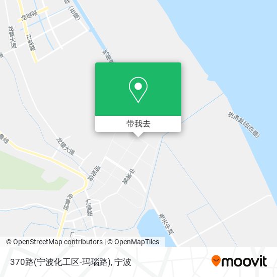 370路(宁波化工区-玛瑙路)地图