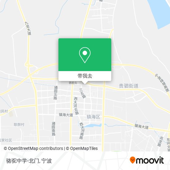骆驼中学-北门地图