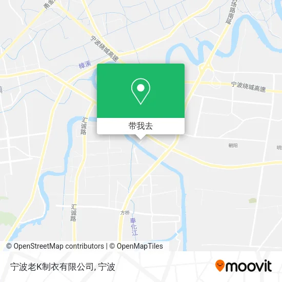 宁波老K制衣有限公司地图