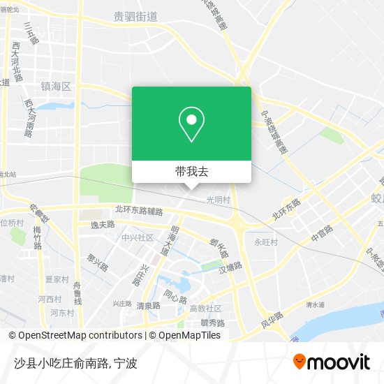 沙县小吃庄俞南路地图