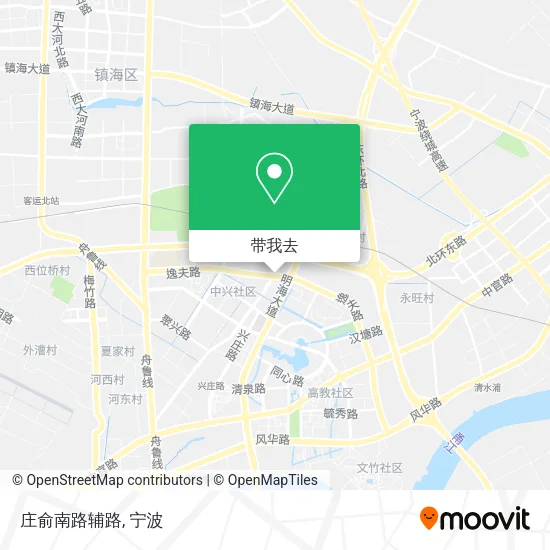 庄俞南路辅路地图