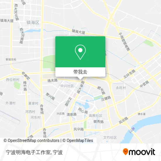 宁波明海电子工作室地图