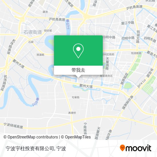 宁波宇柱投资有限公司地图