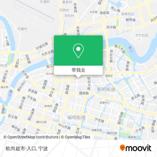 欧尚超市-入口地图