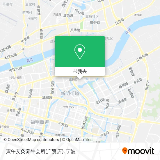 寅午艾灸养生会所(广贤店)地图