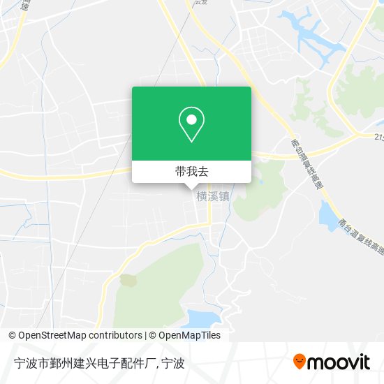 宁波市鄞州建兴电子配件厂地图