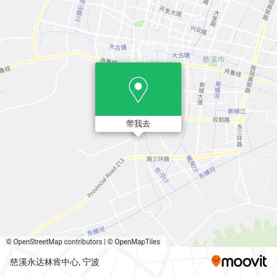 慈溪永达林肯中心地图