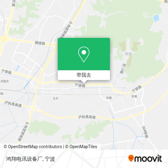 鸿翔电讯设备厂地图