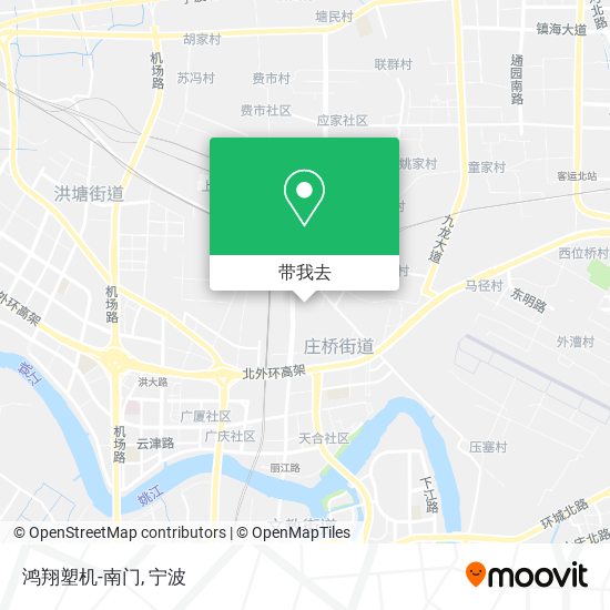 鸿翔塑机-南门地图