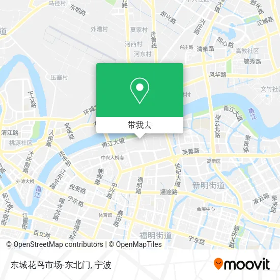 东城花鸟市场-东北门地图