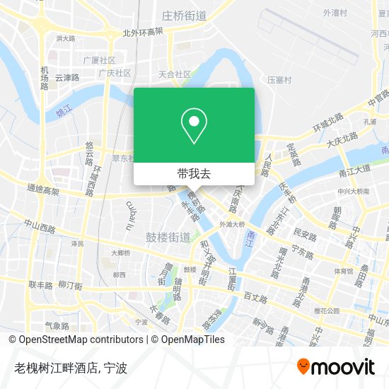 老槐树江畔酒店地图