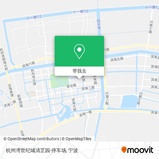 杭州湾世纪城清芷园-停车场地图