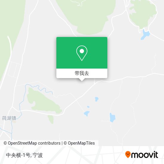 中央横-1号地图