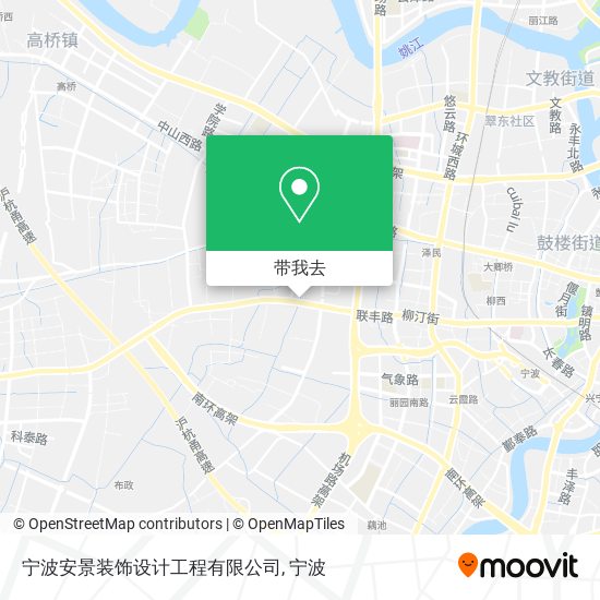 宁波安景装饰设计工程有限公司地图