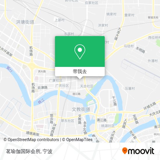 茗瑜伽国际会所地图